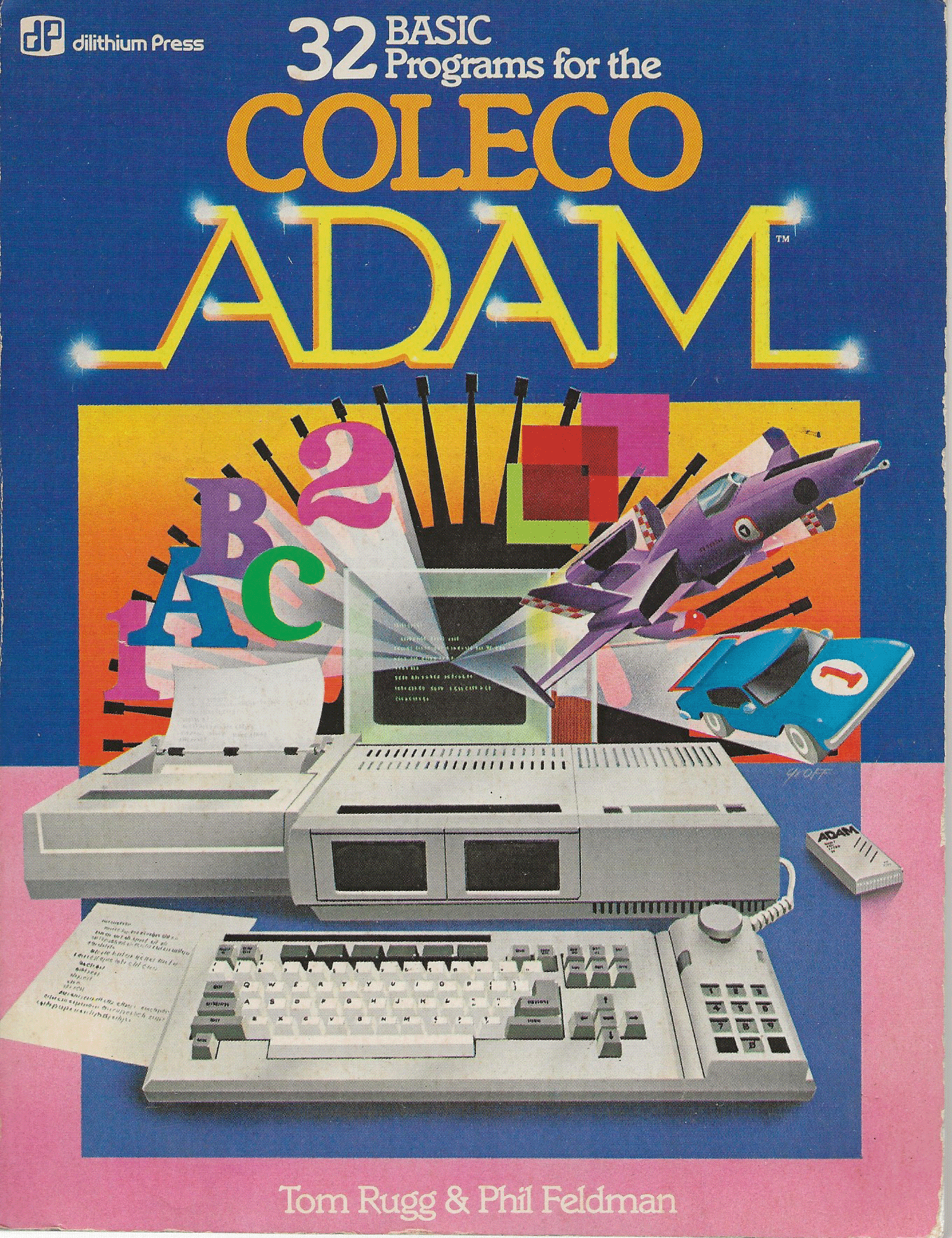 32 BASIC programs for the Coleco ADAM computer - programming examples
